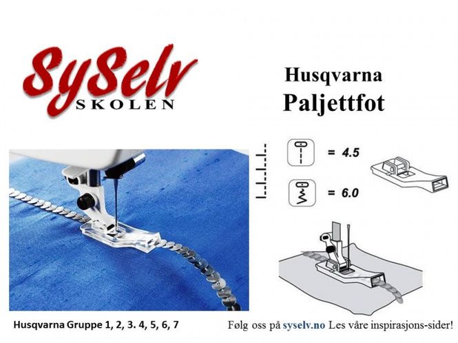 Hovedbilde Husqvarna Paljettfot