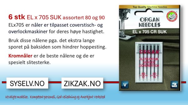 5 pk Organ EL x 705 CR SUK