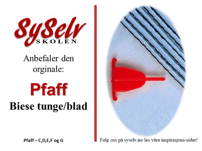 Hovedbilde Pfaff Biese tunge