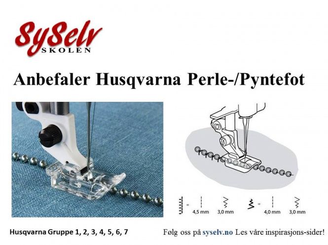 Hovedbilde Husqvarna Perle- / Pyntefot