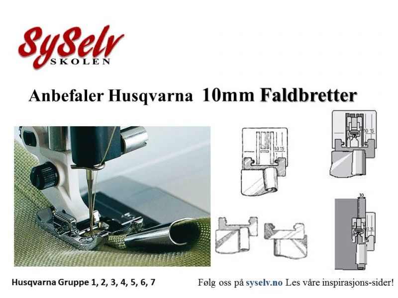 Husqvarna 10mm Faldbretter