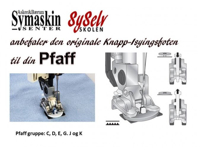 Hovedbilde Pfaff Knappisyingsfot