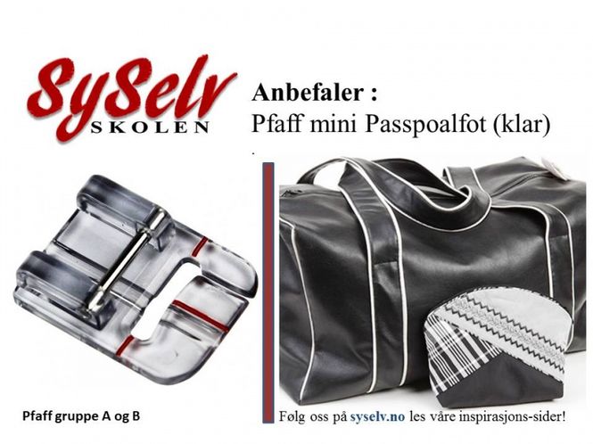 Hovedbilde Pfaff Mini Passpoalfot