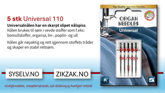 Hovedbilde 5pk Organ Universal 110