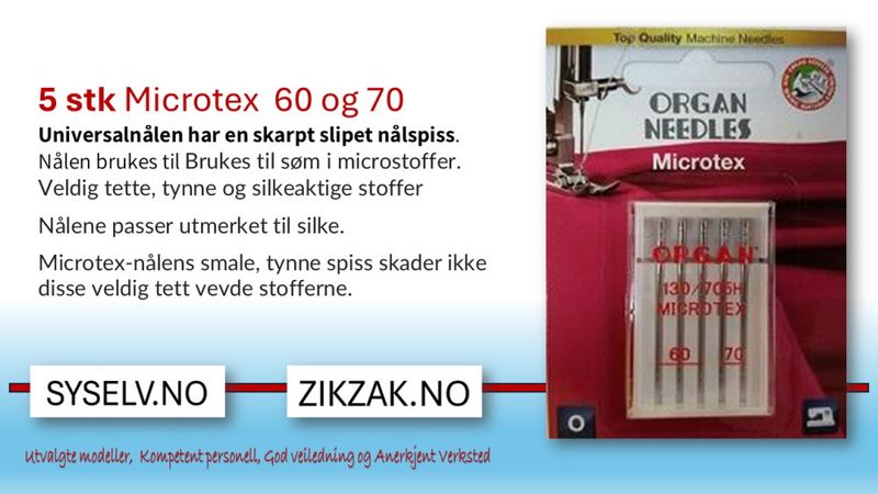 5 pk MicroTex  60 og 70