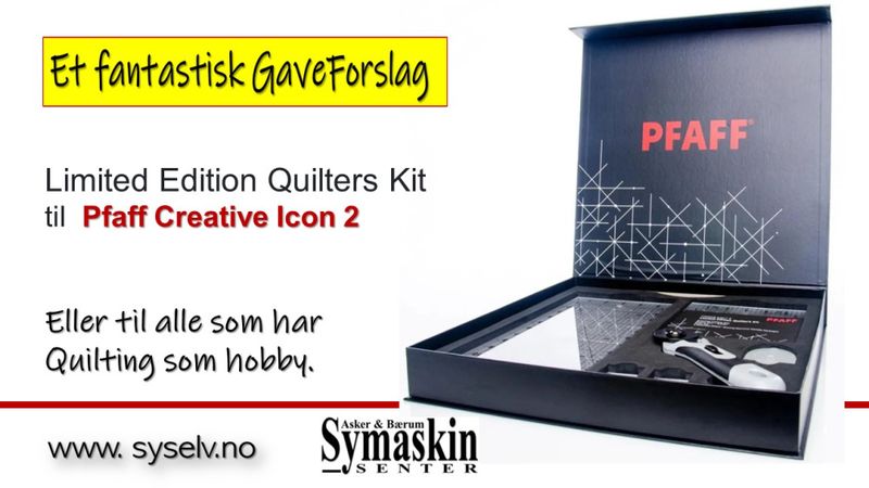 Pfaff Gaveeske for Quiltere